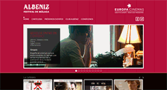 Desktop Screenshot of cinealbeniz.com